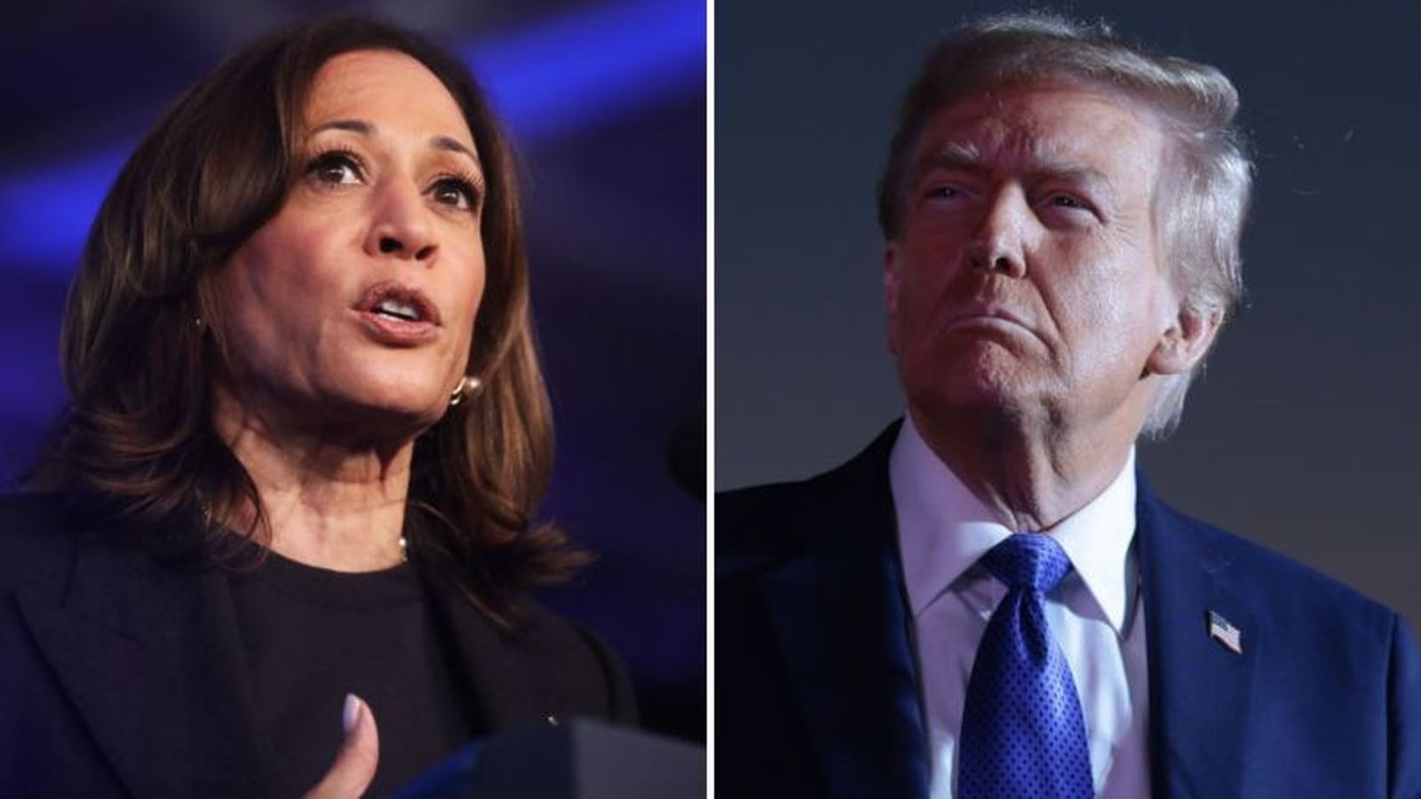Kamala Harris  y Donald Trump