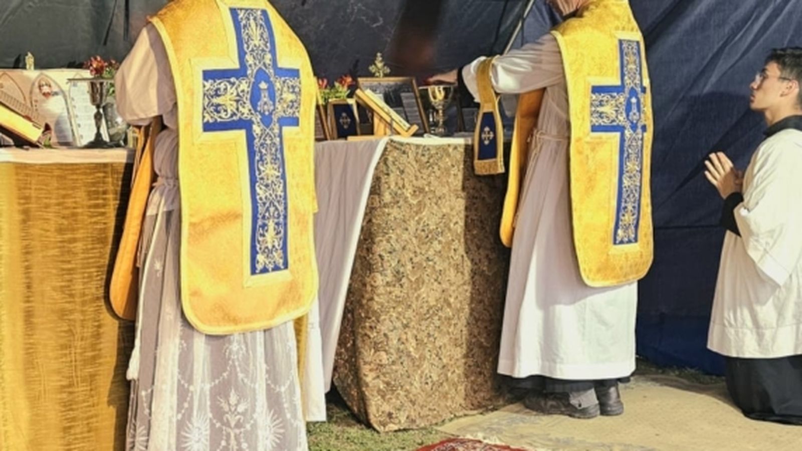 Misa tradicional en Argentina