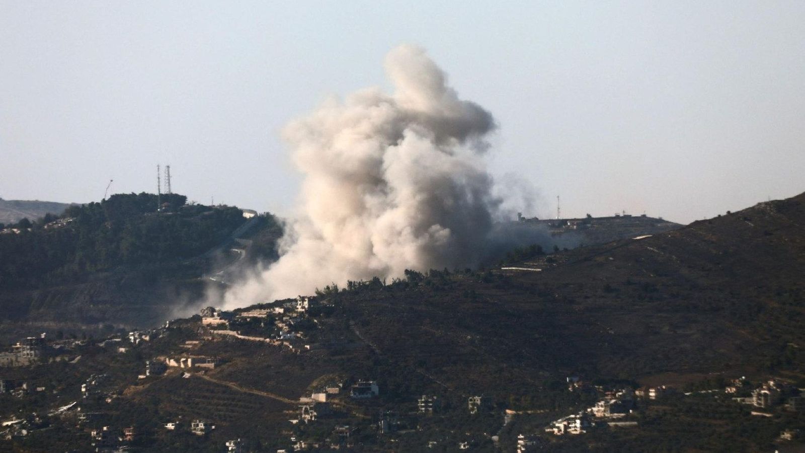 Combates en la frontera entre Israel y el Líbano
