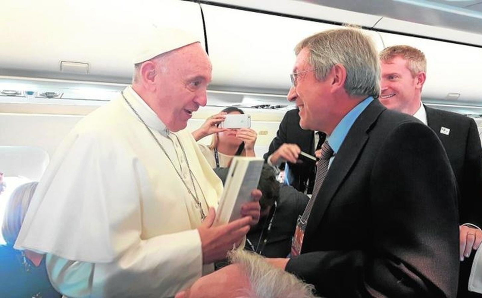 Boo, con el Papa Francisco