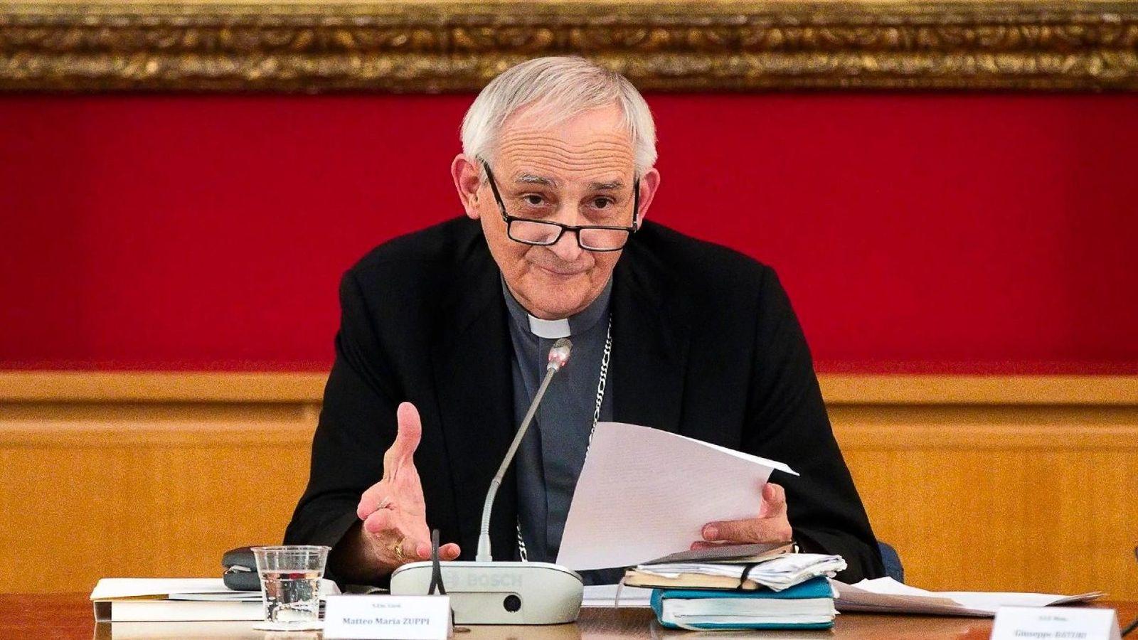 Cardenal Matteo Maria Zuppi, presidente de la Conferencia Episcopal Italiana