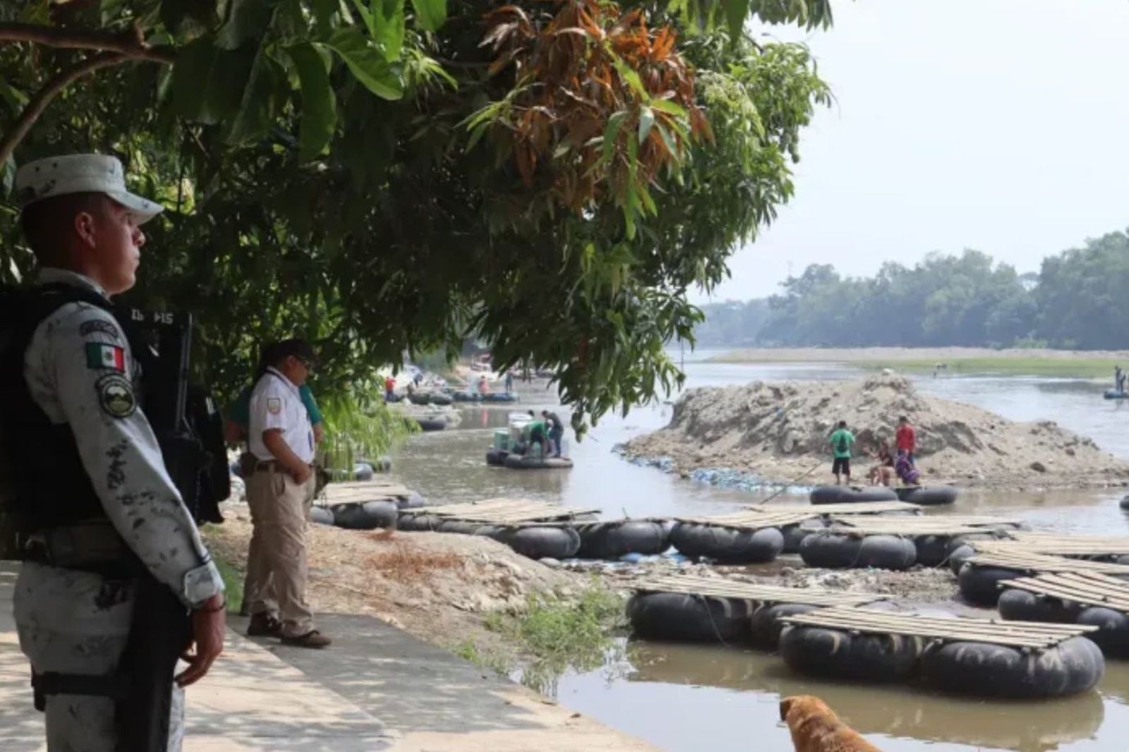 Orillas del río Suchiate, Tapachula, Chiapas (México)