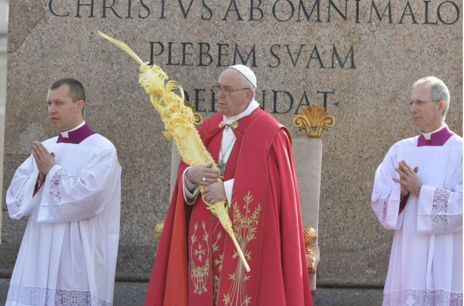 El Papa, el domingo de Ramos