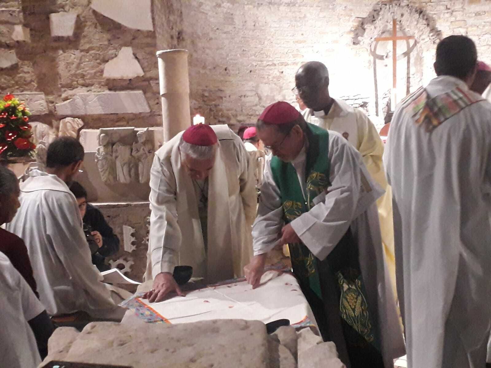 Firma del Pacto de las Catacumbas por la Casa Común