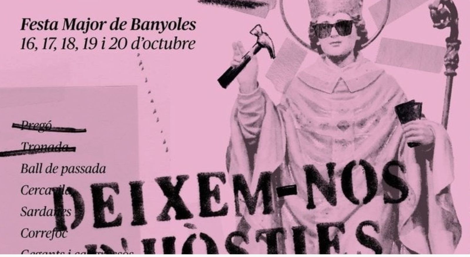 Cartel de las fiestas de Banyoles