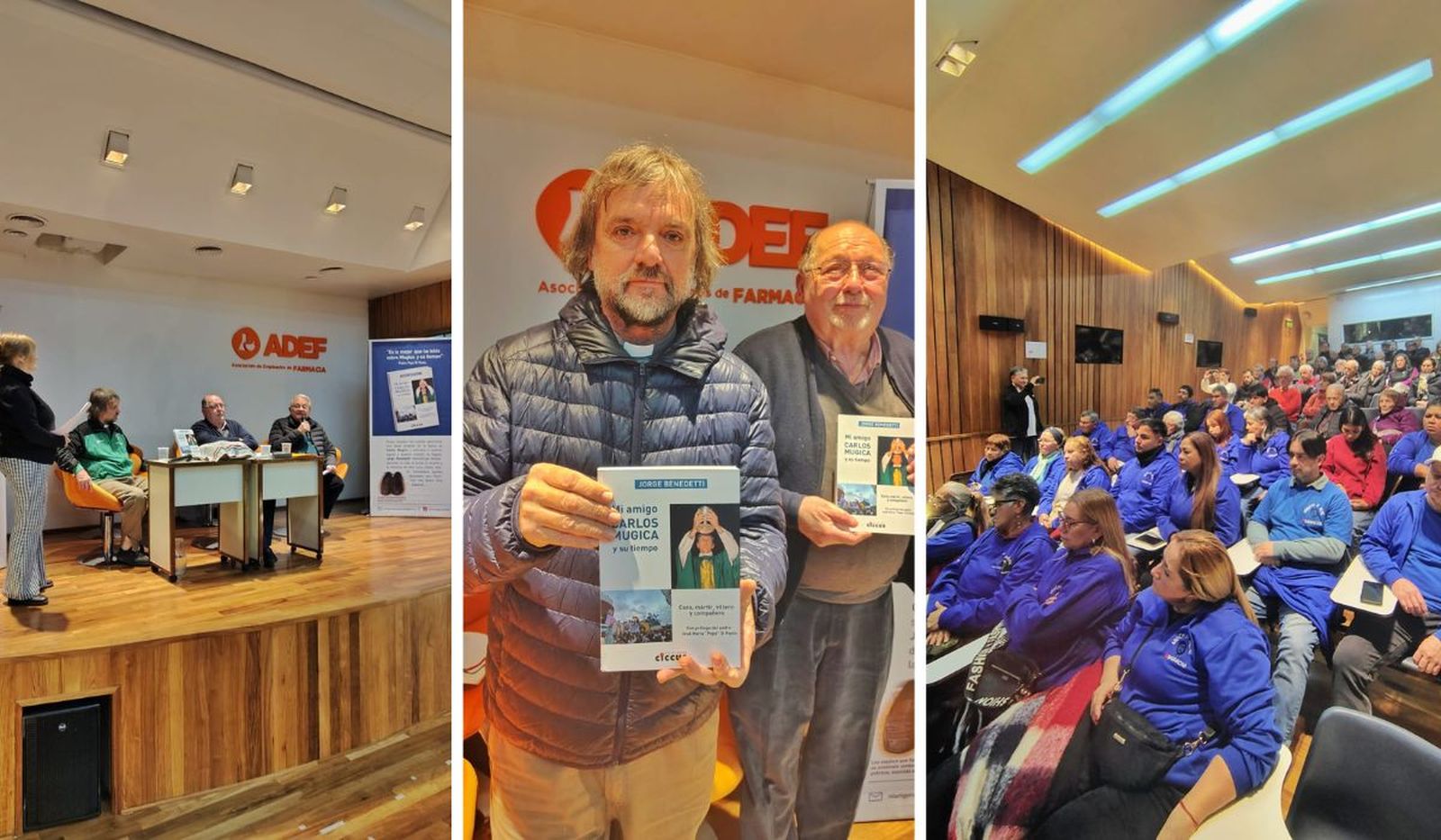 Presentación en Argentina del libro Mi amigo Carlos Mugica y su tiempo