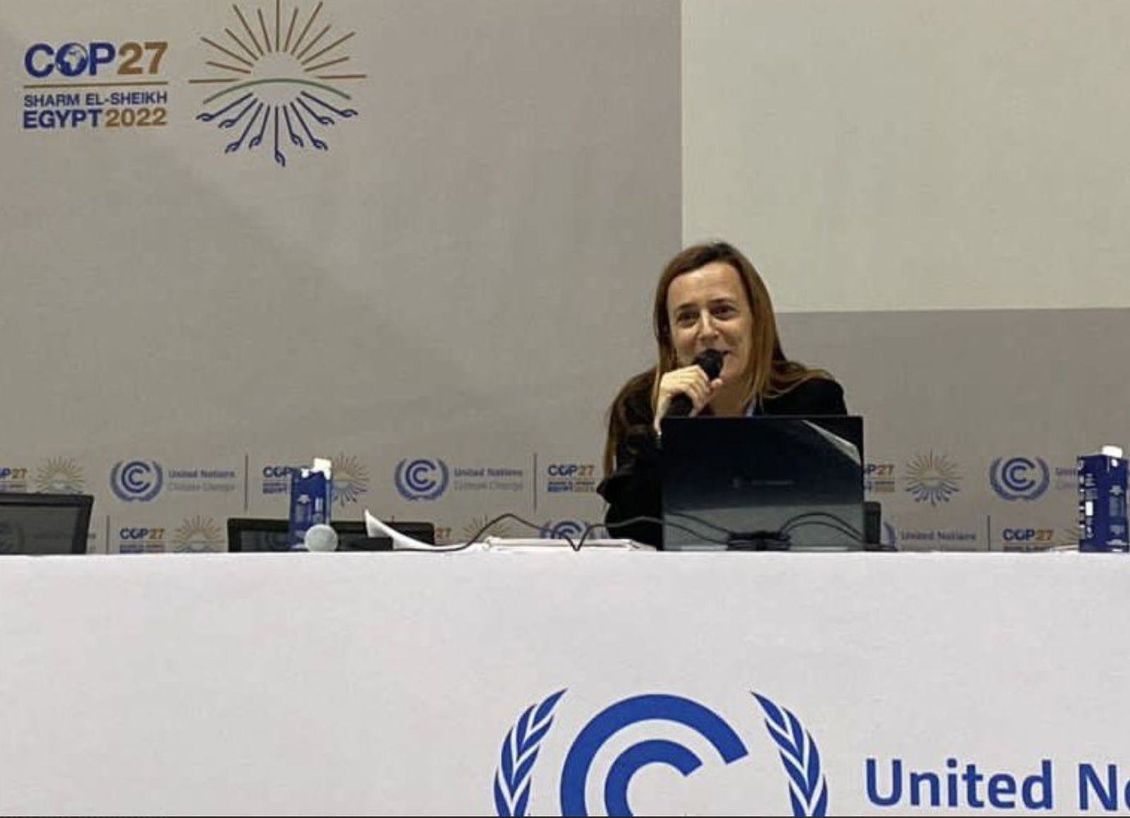Amparo Alonso en la COP27