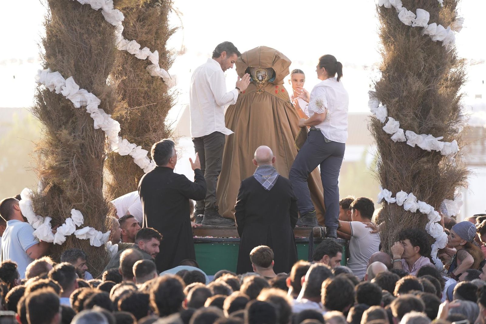 El regreso de la Virgen del Rocío a Almonte