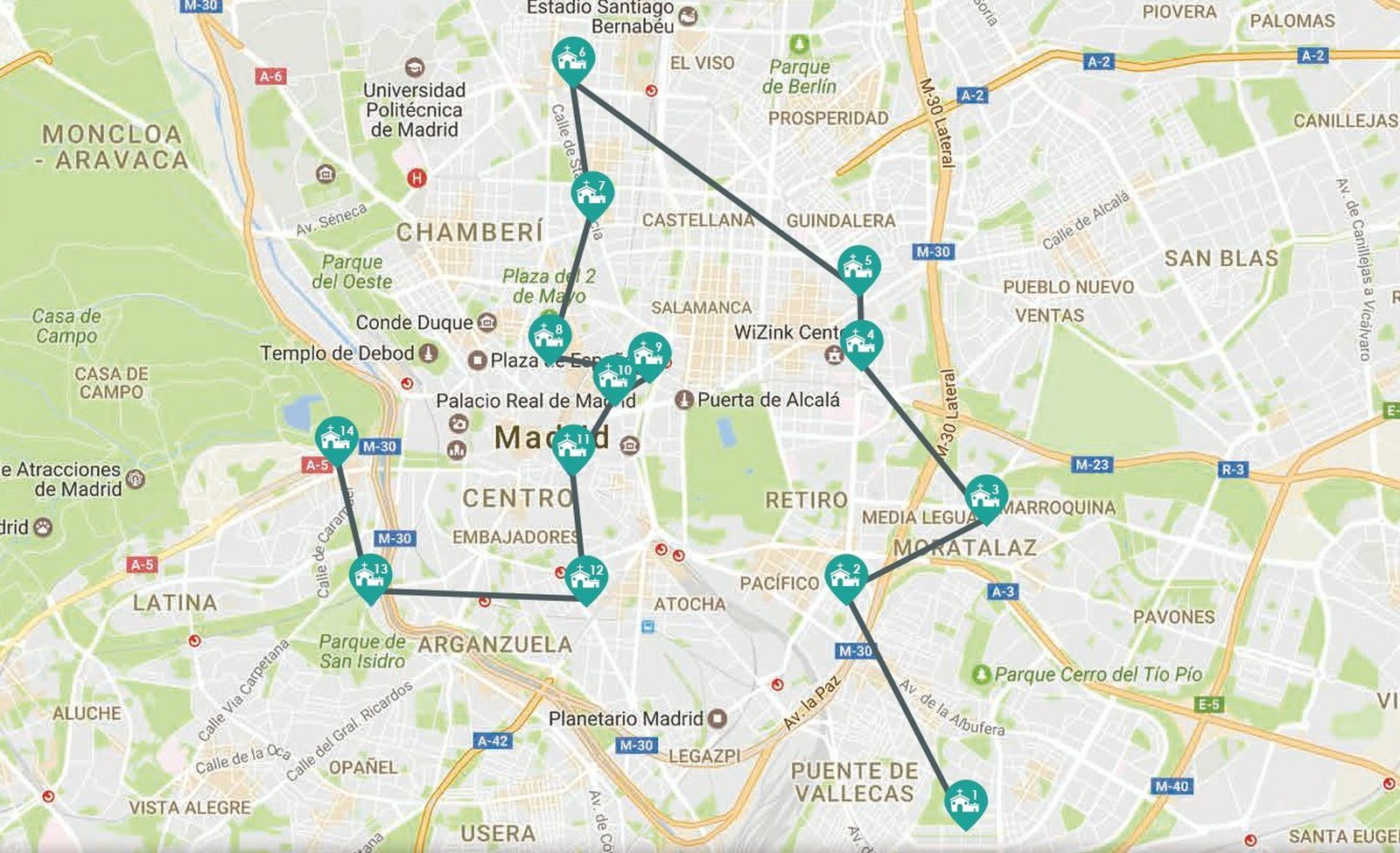 Via Crucis en Madrid