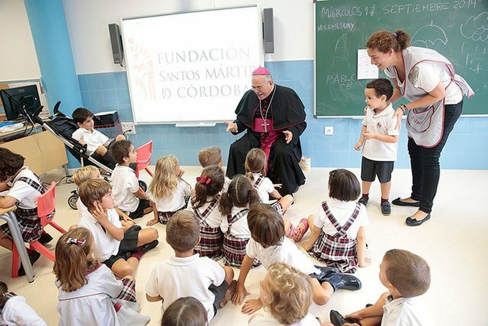 Clase de religión en un colegio de Córdoba