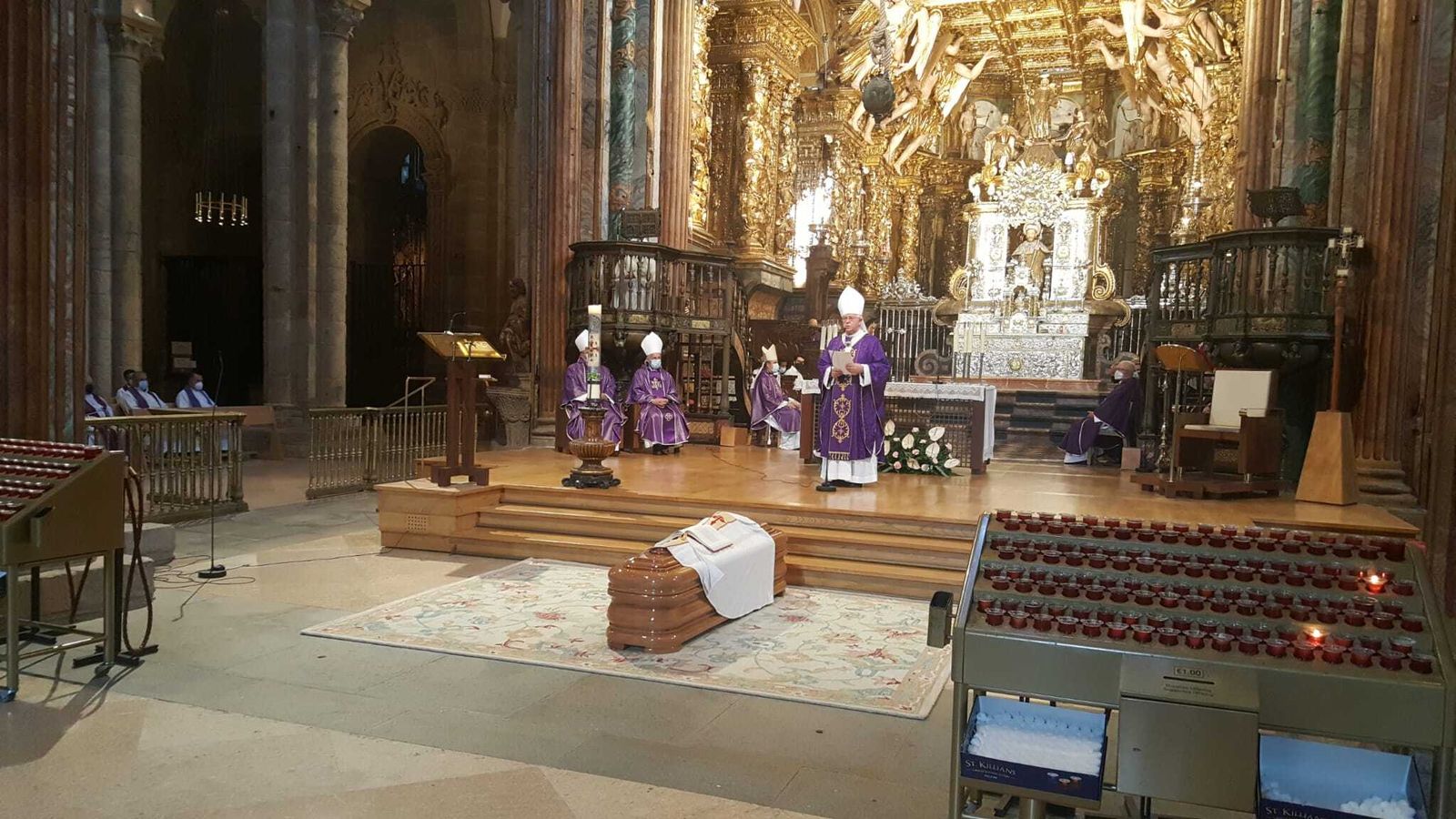 Entierro y funeral de Víctor Maroño
