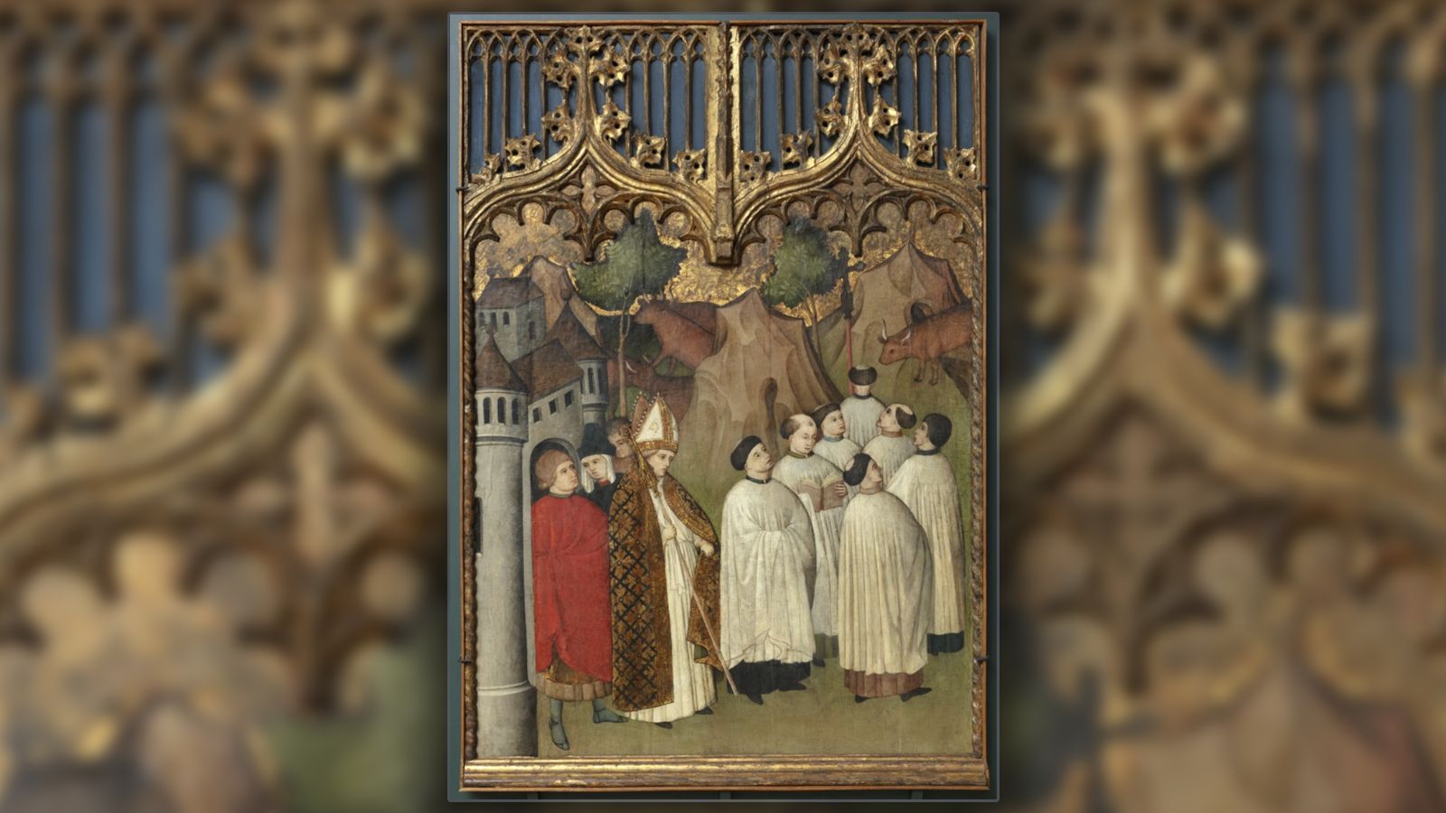 Pieza hallada del retablo de la iglesia de San Miguel de Villalpando