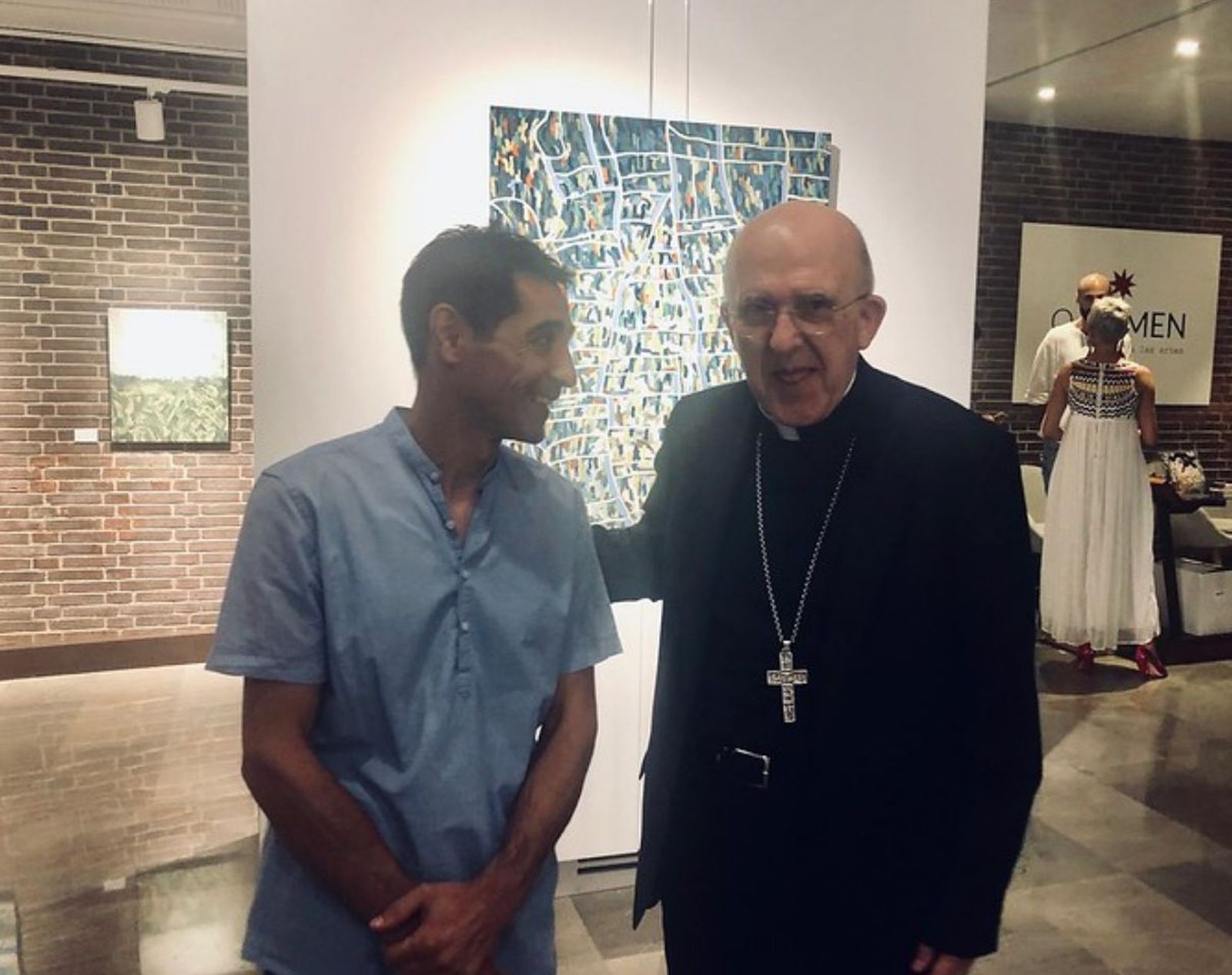 Ikella y el cardenal Osoro