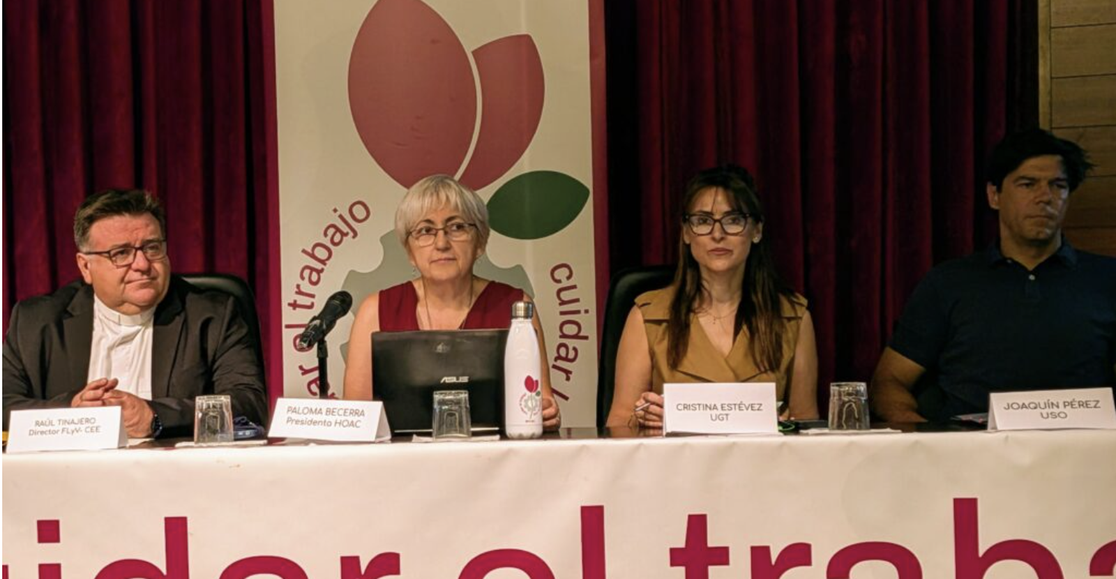 Raúl Tinajero, Paloma Bacerra, Cristina Estévez, Joaquín Pérez