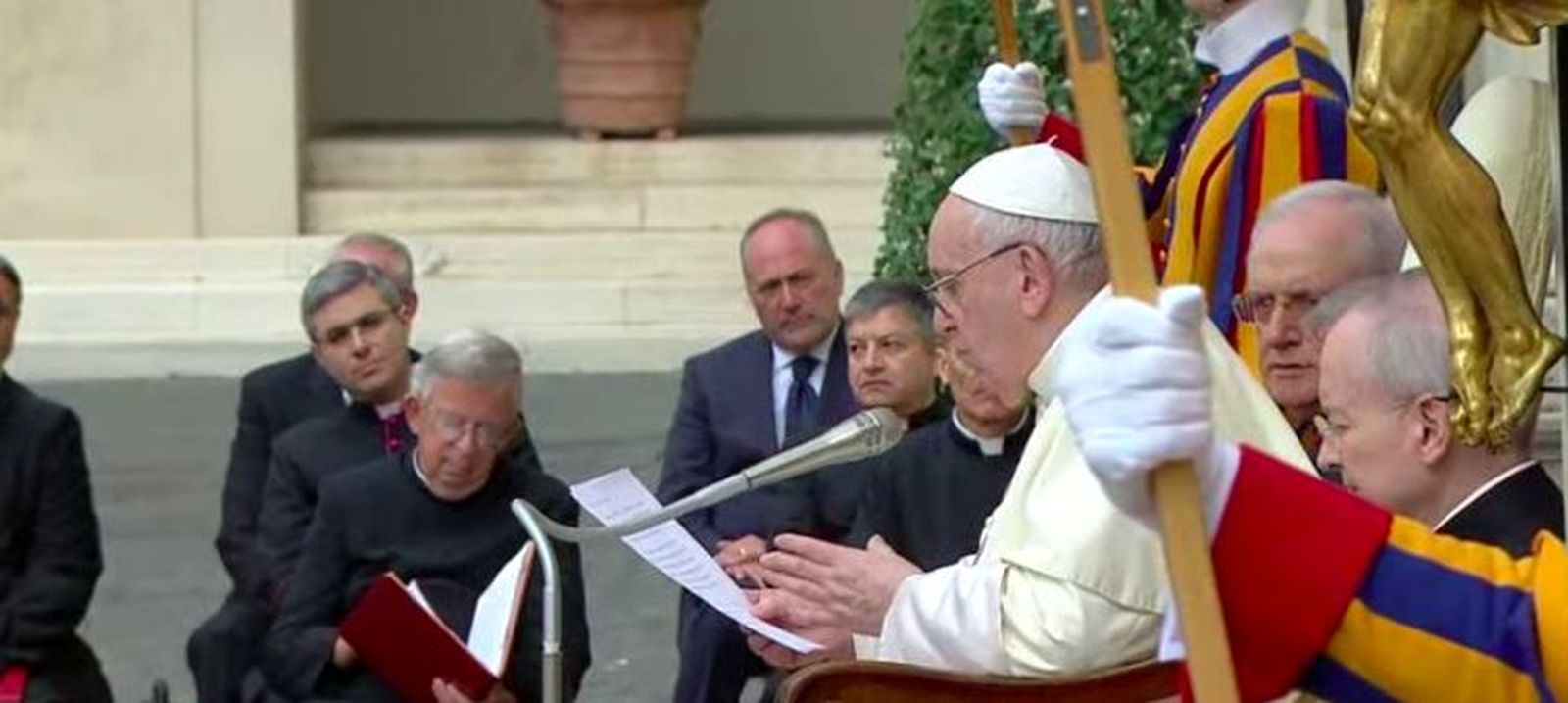 Audiencia papal en San Dámaso