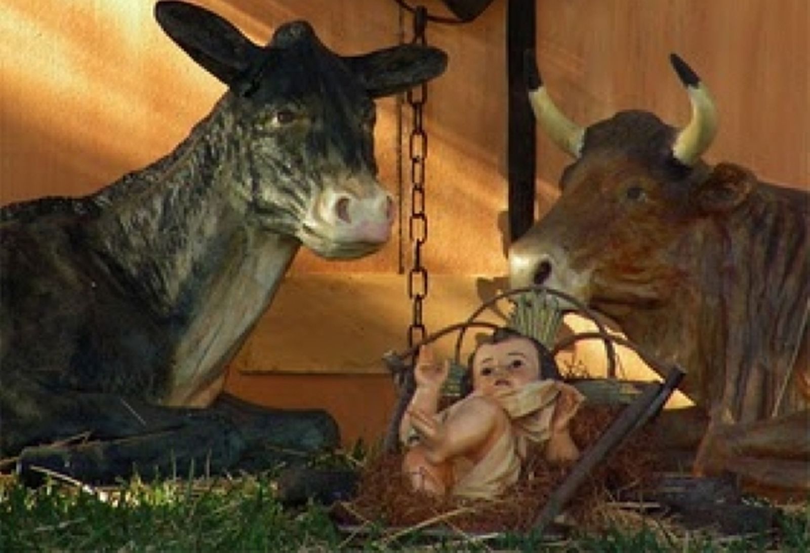 Figuras del pesebre navideño