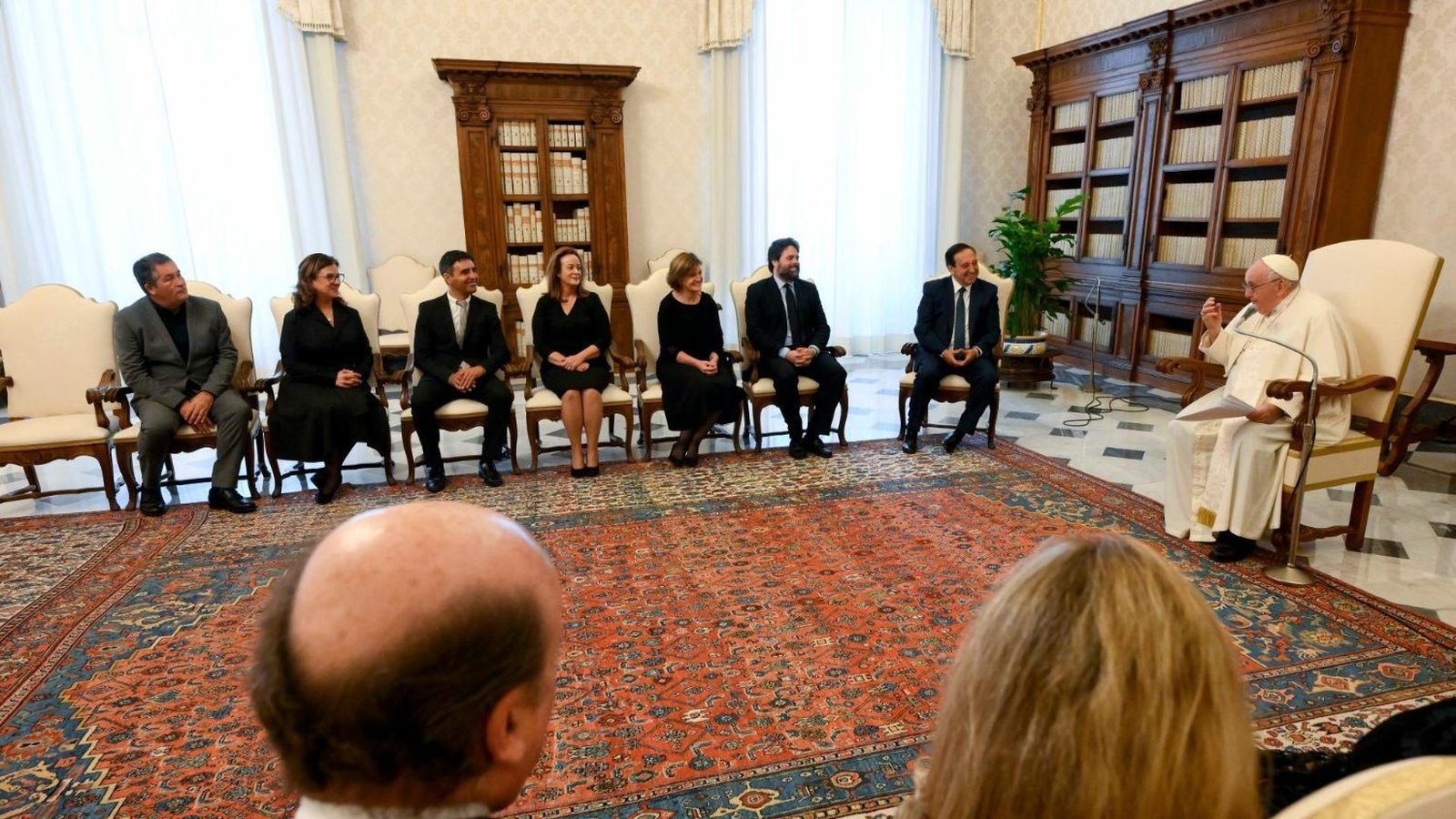 El Papa, con representantes de ASAJA