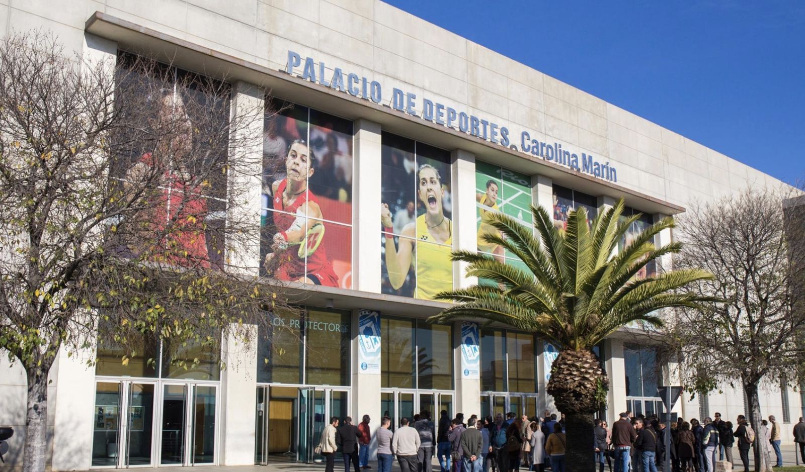 El Pabellón Carolina Marín, sede del funeral en Huelva