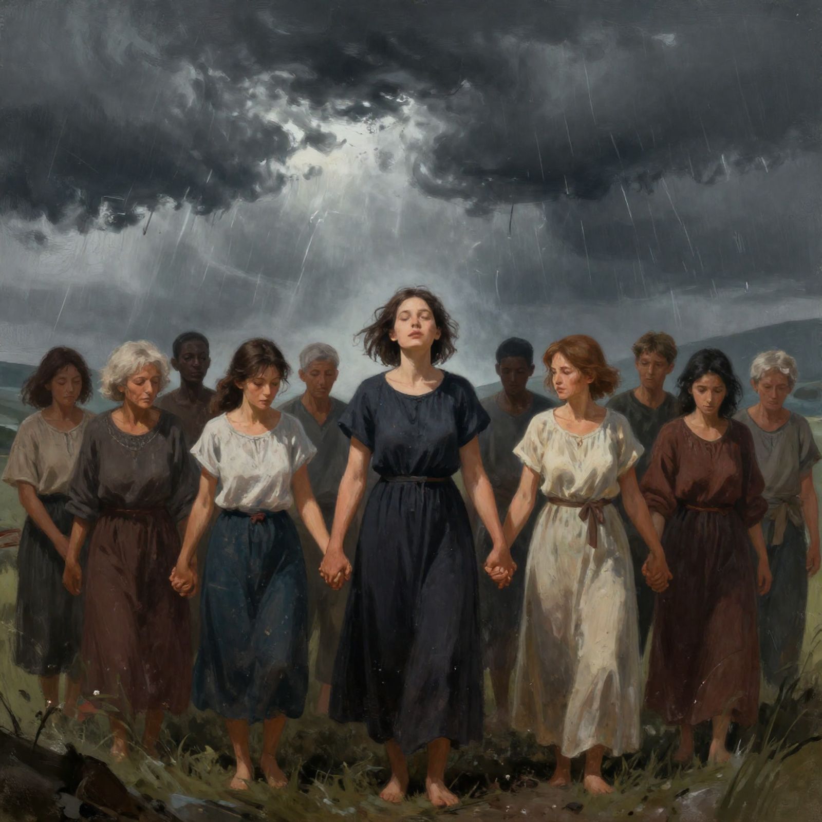 La acompasión es el compromiso con el sufrimiento de las_los vulnerables diferentes razas y edades