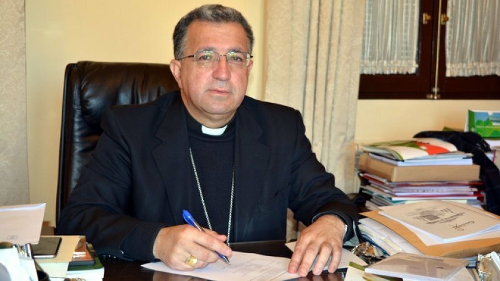 El obispo diocesano D. Ginés García Beltrán