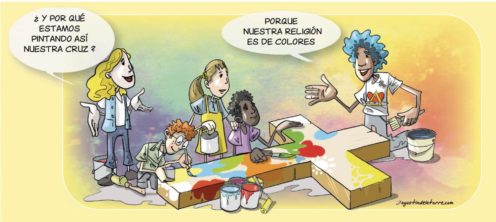 Religión de colores