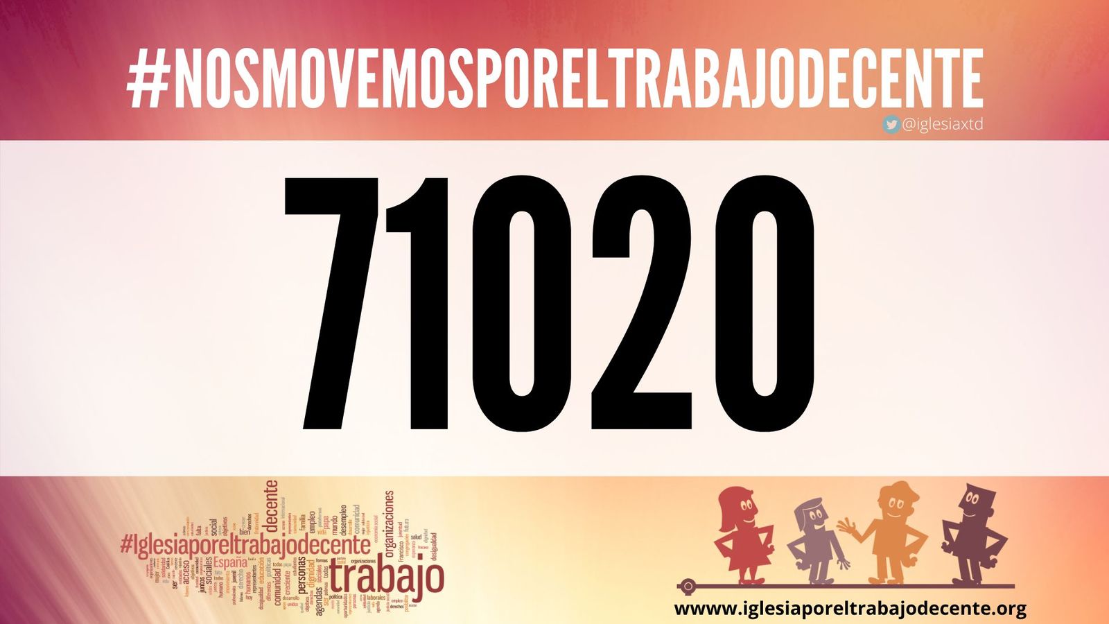 7 de octubre, #NosMovemosPorElTrabajoDecente