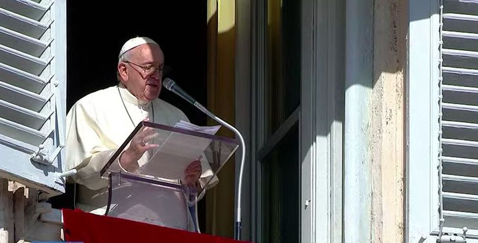 Francisco, en el Angelus de hoy