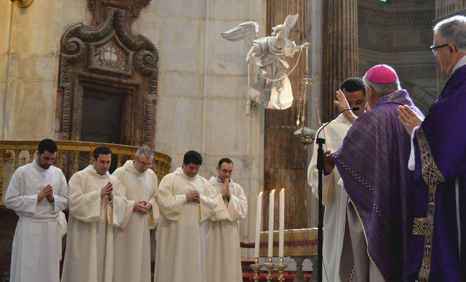 Zornoza con seminaristas