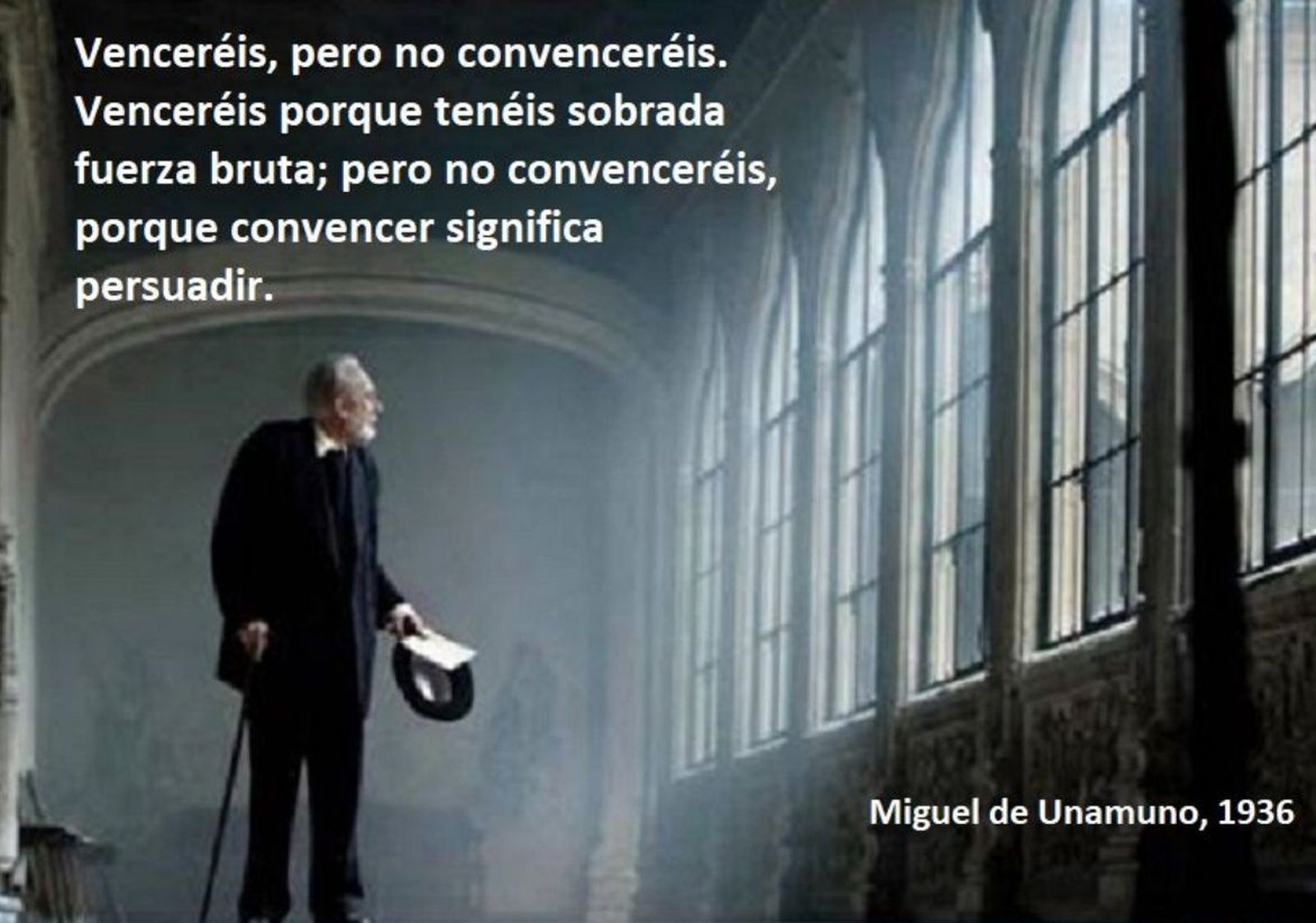 Vencer sin convencer