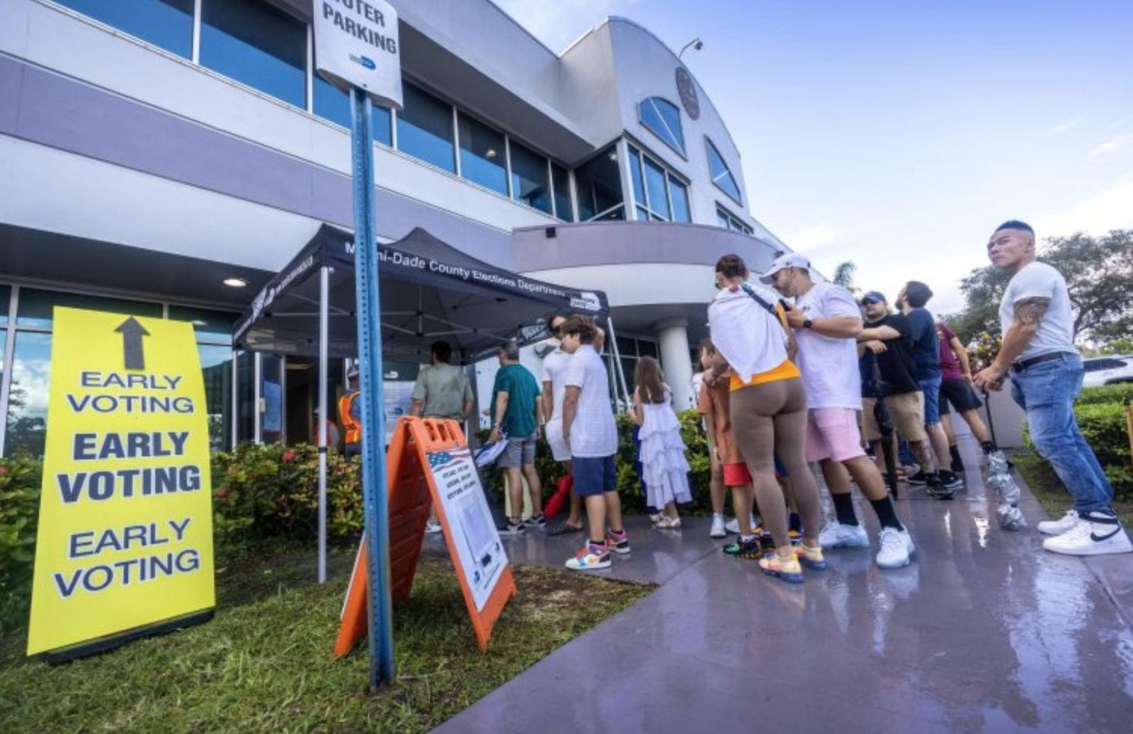 Voto anticipado en EE.UU.