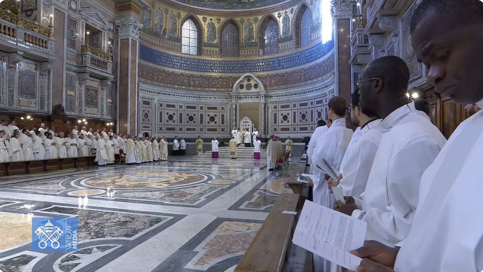 León XIV en san Juan de Letrán 3