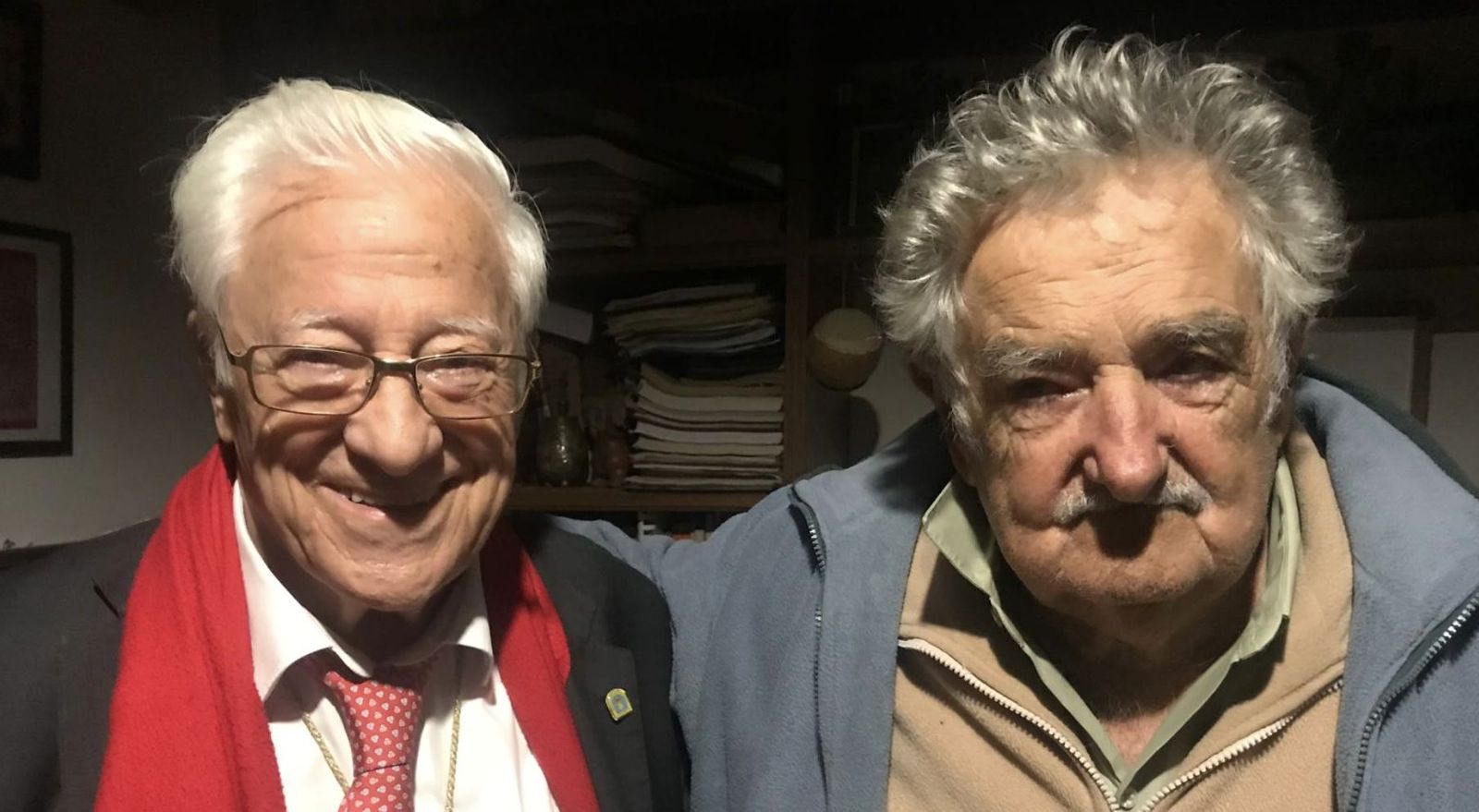 Pepe Mujica y padre Ángel