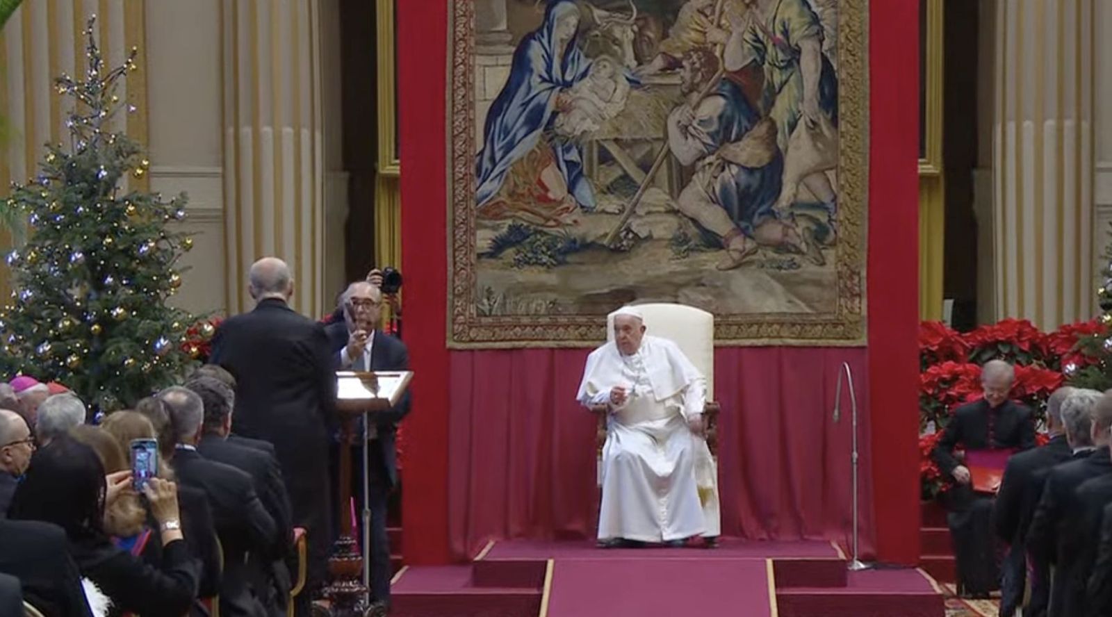 El Papa, ante el Cuerpo Diplomático