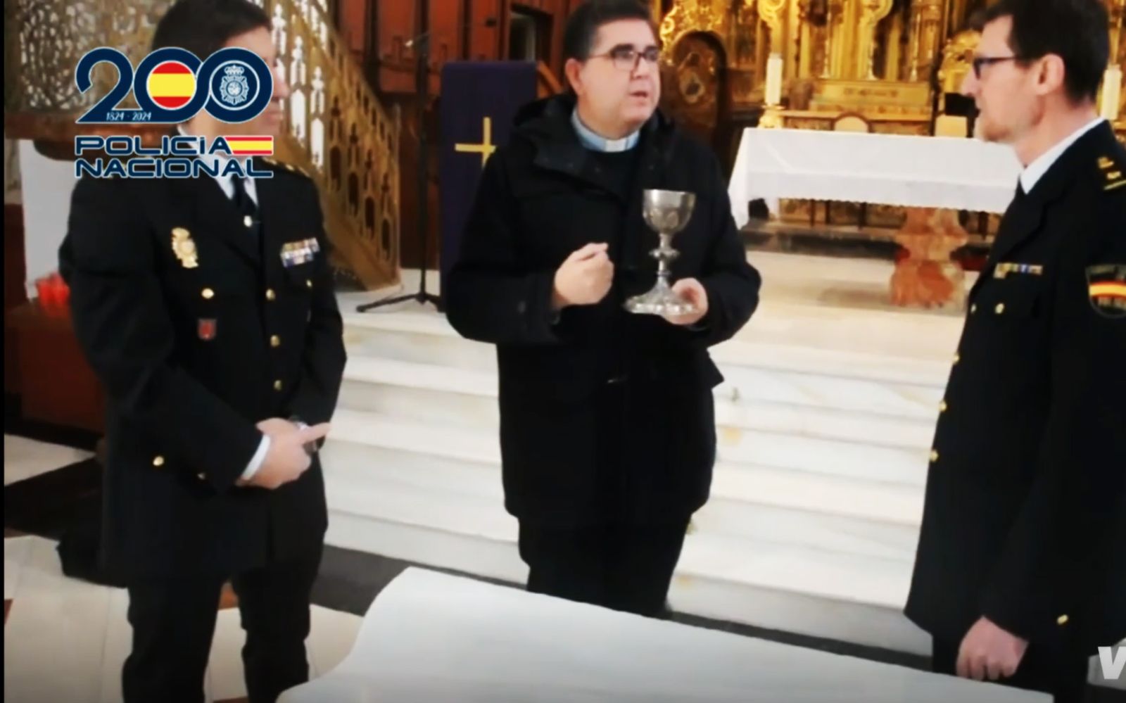 La Policía recupera un cáliz robado en Écija hace 22 años