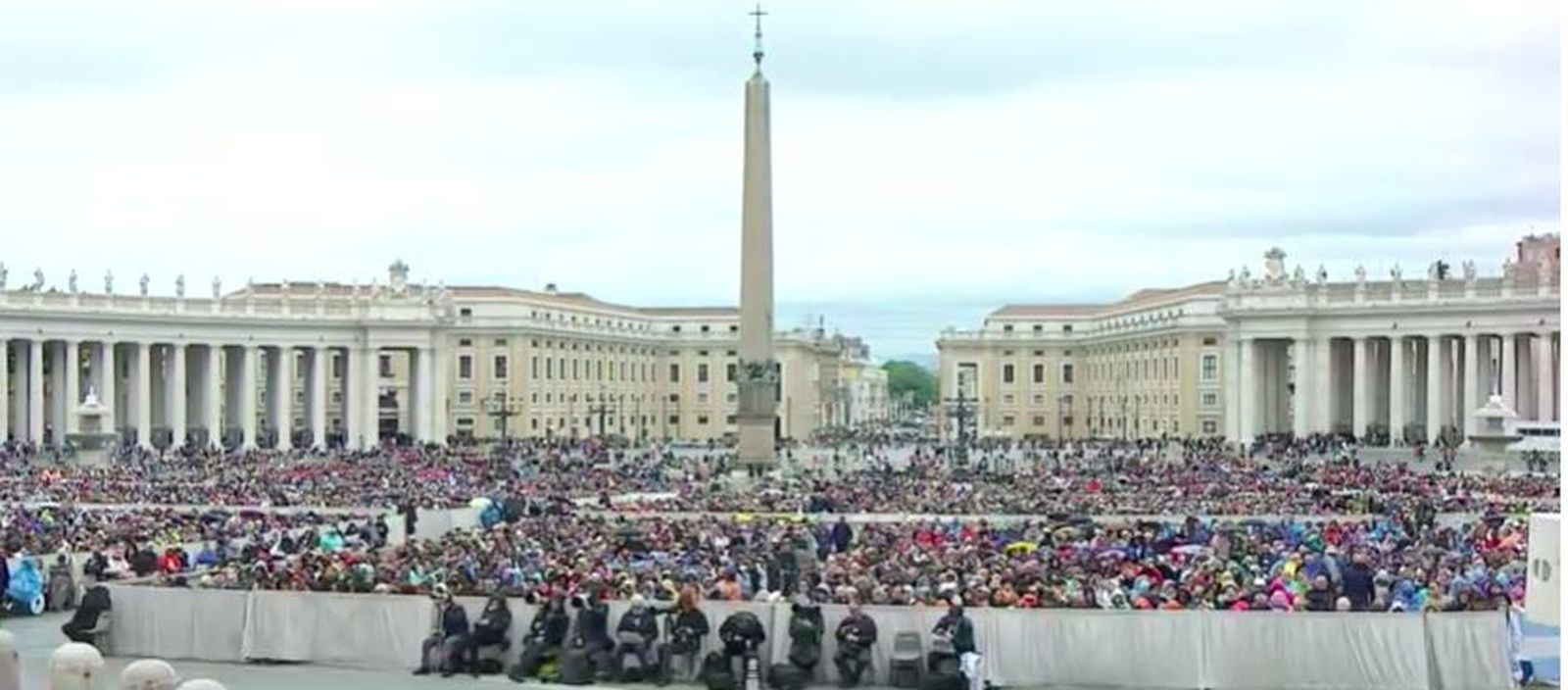 Audiencia de hoy en la plaza de San Pedro