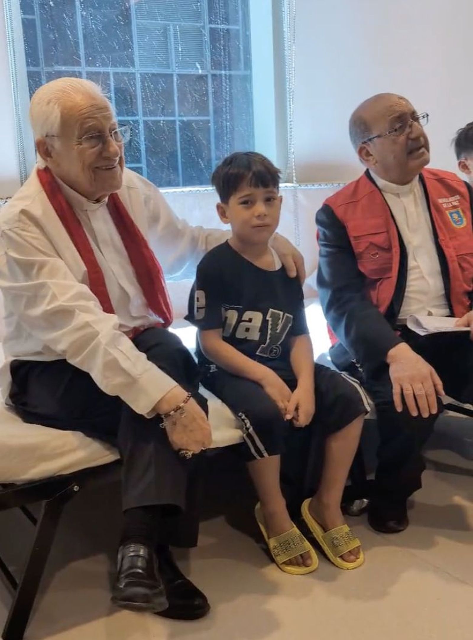 El Padre Ángel y el Padre Carlos en Jordania