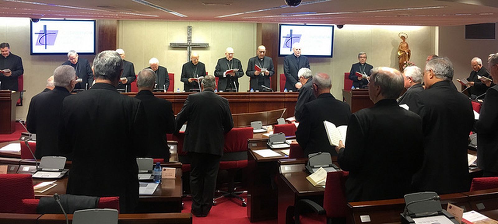 Un momento de la inauguración de la Plenaria de hoy