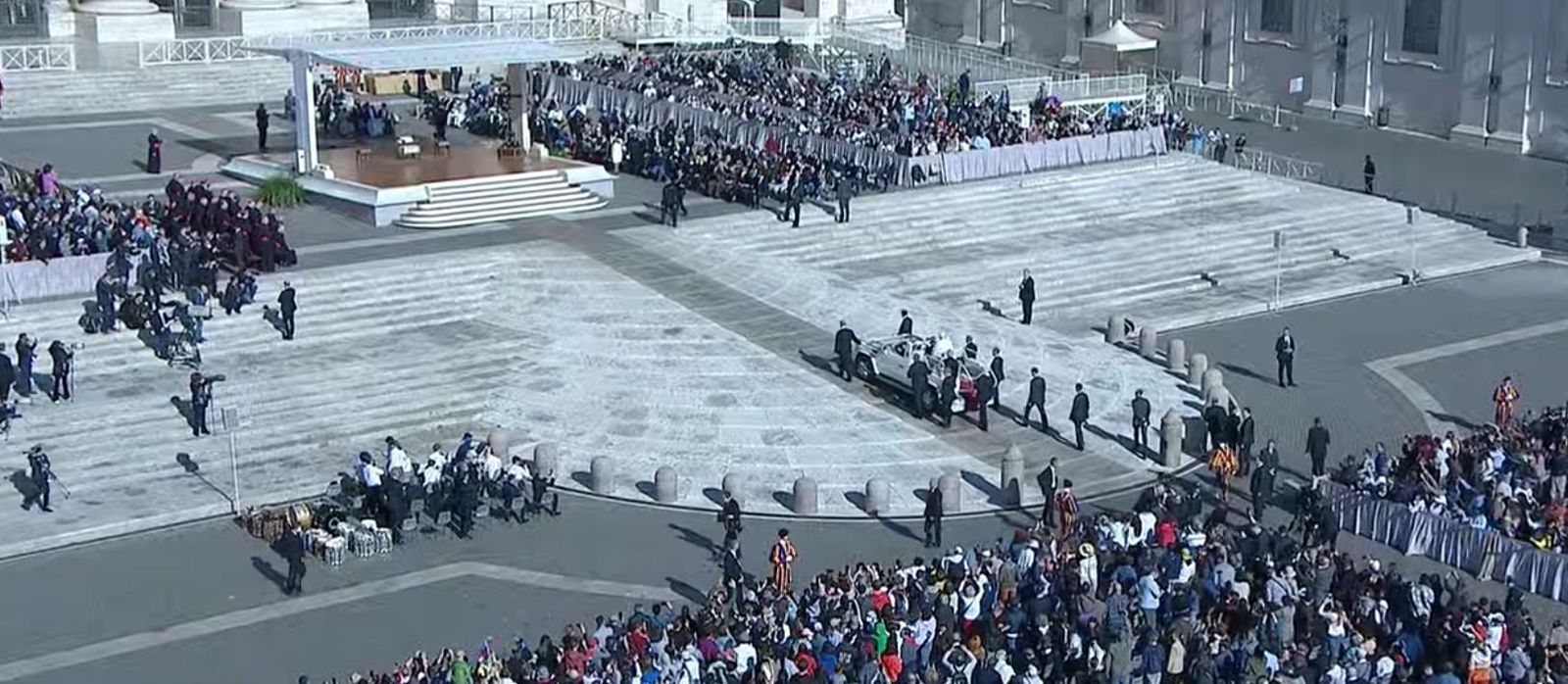 Papa, en la audiencia