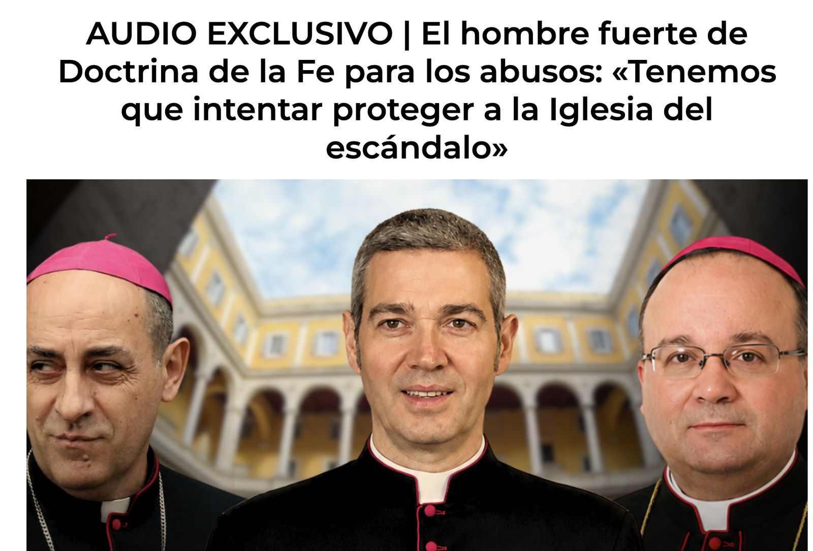 La acusación de Infovaticana contra Bertomeu