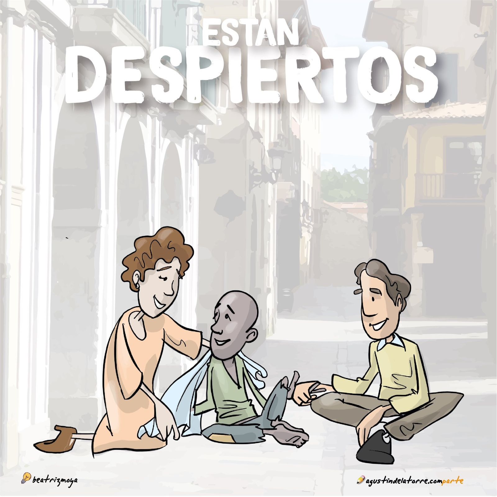 Están despiertos
