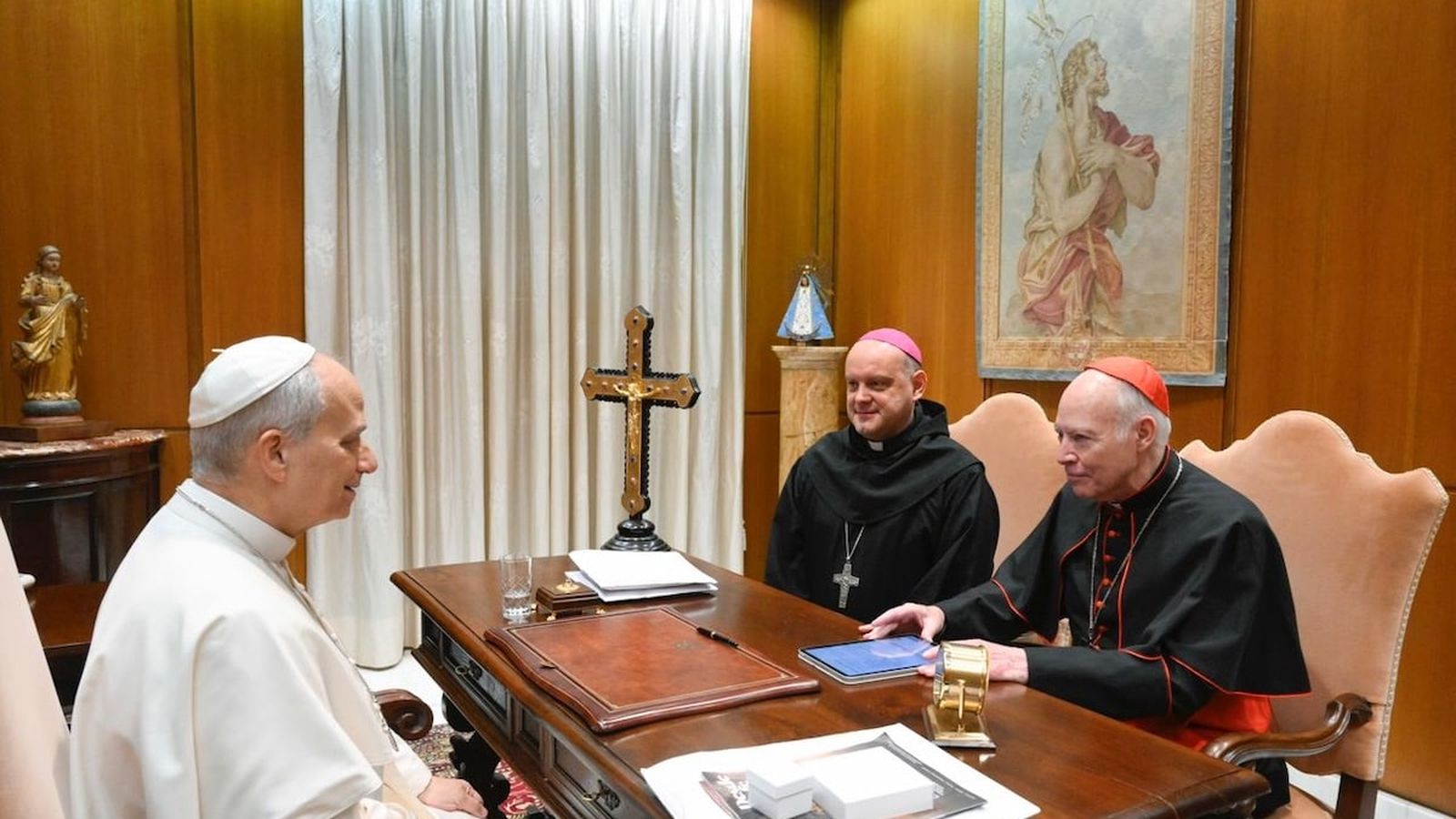 Audiencia del Papa con el cardenal Aguiar
