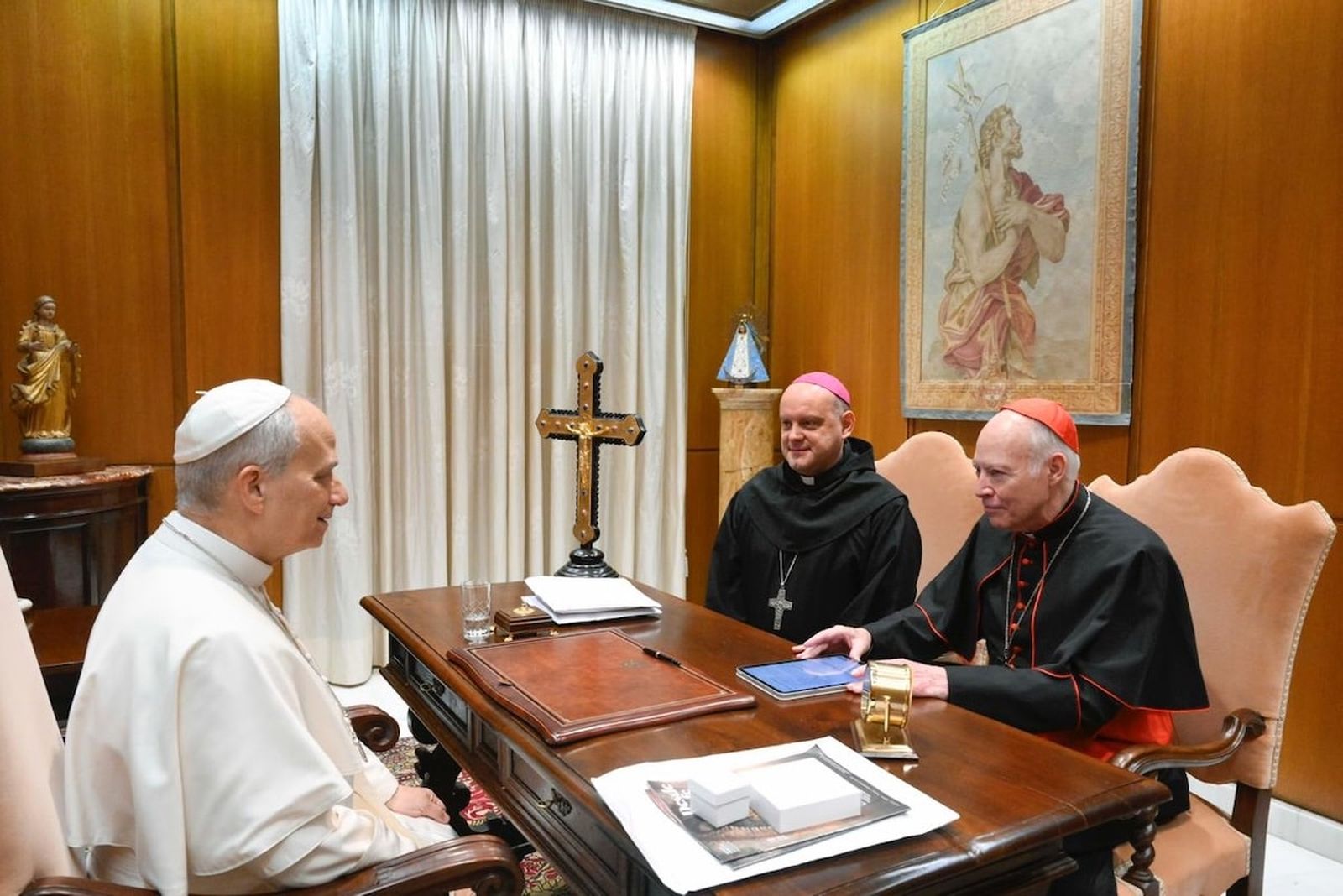 Audiencia del Papa con el cardenal Aguiar