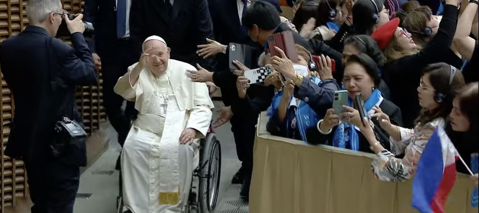 El Papa, con las mujeres de Umofc