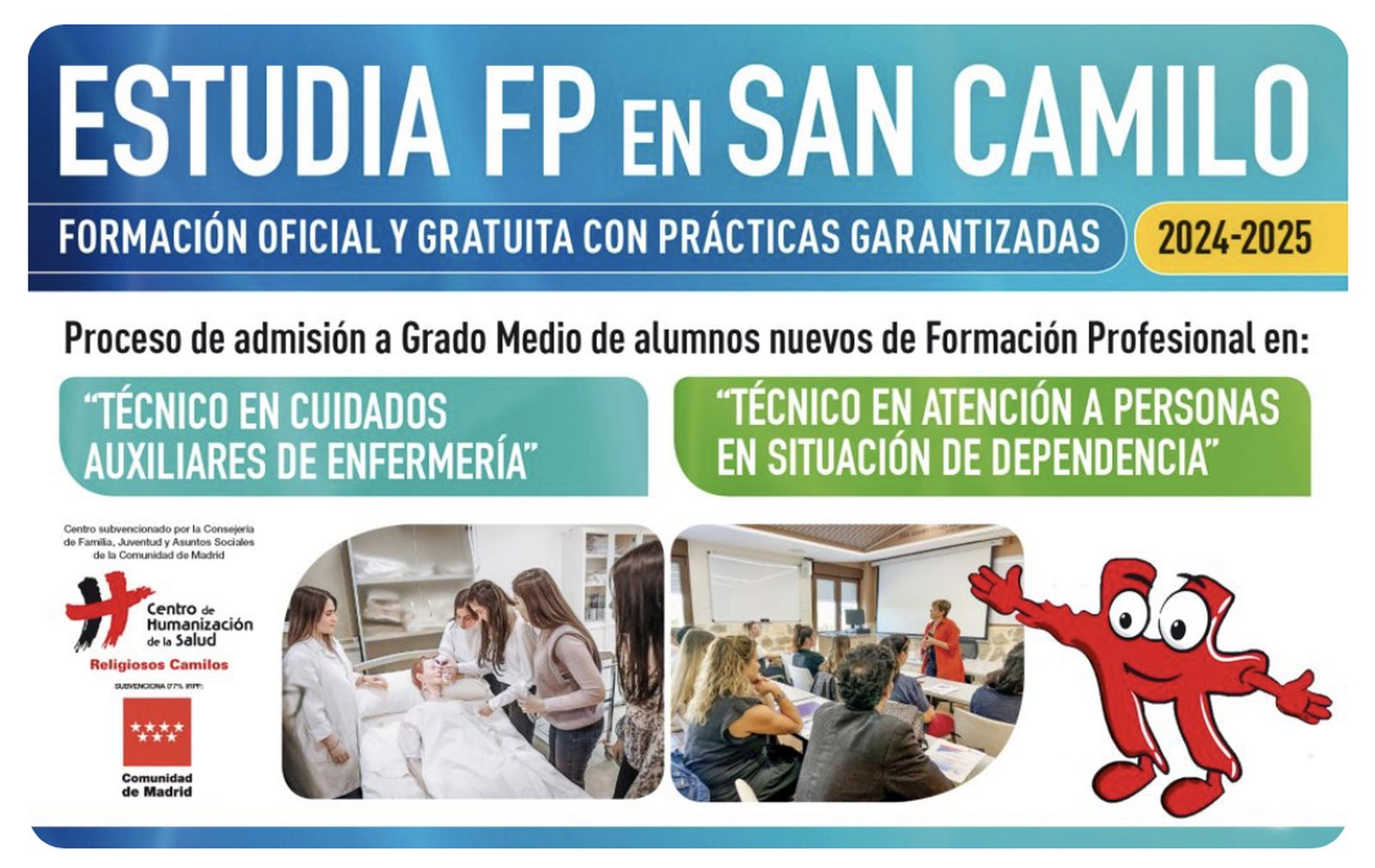 FP gratuita del Centro San Camilo