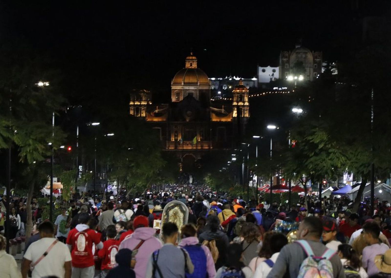 Peregrinación al Santuario de  Guadalupe. México