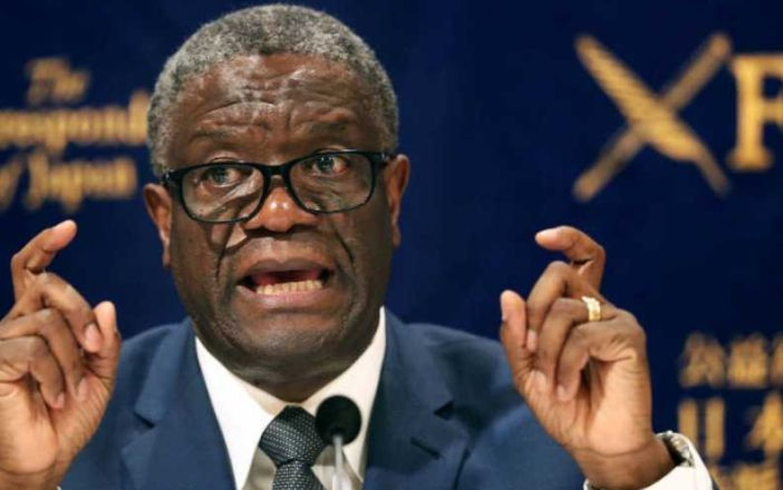 Denis Mukwege, ginecólogo congoleño y Premio Nobel de la Paz