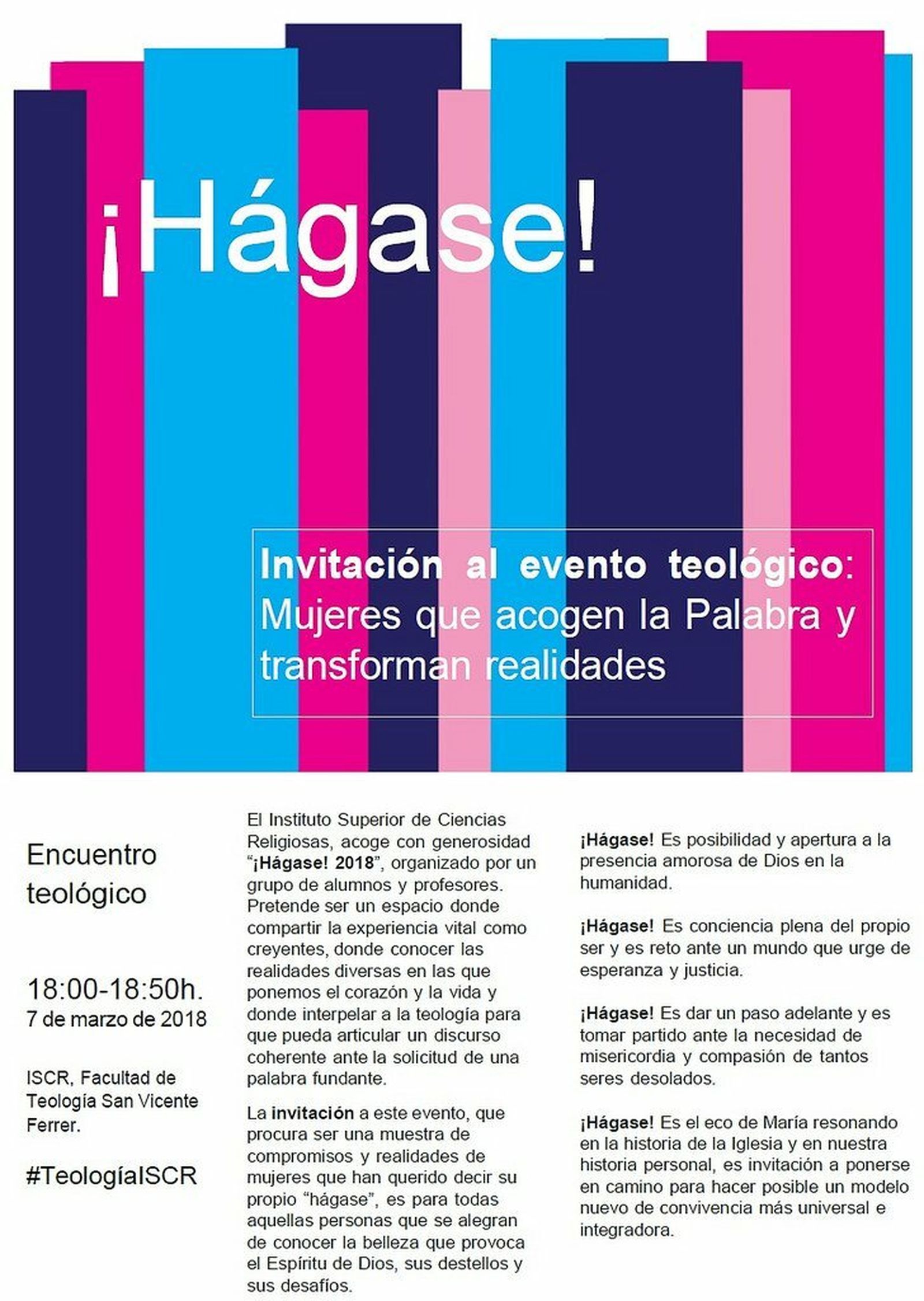 Encuentro 'Hágase' en el ISCR de Valencia