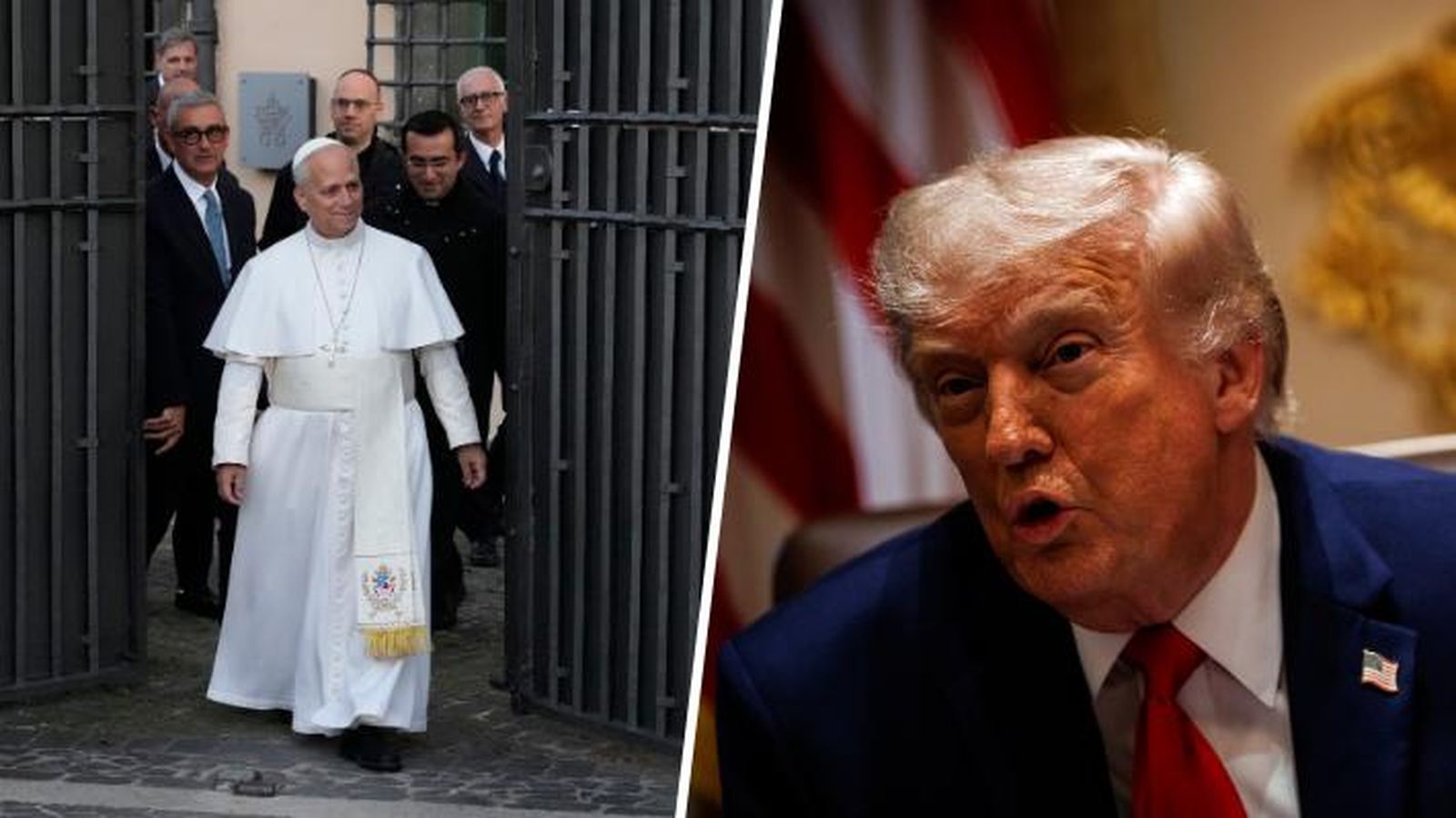 León XIV y Donald Trump