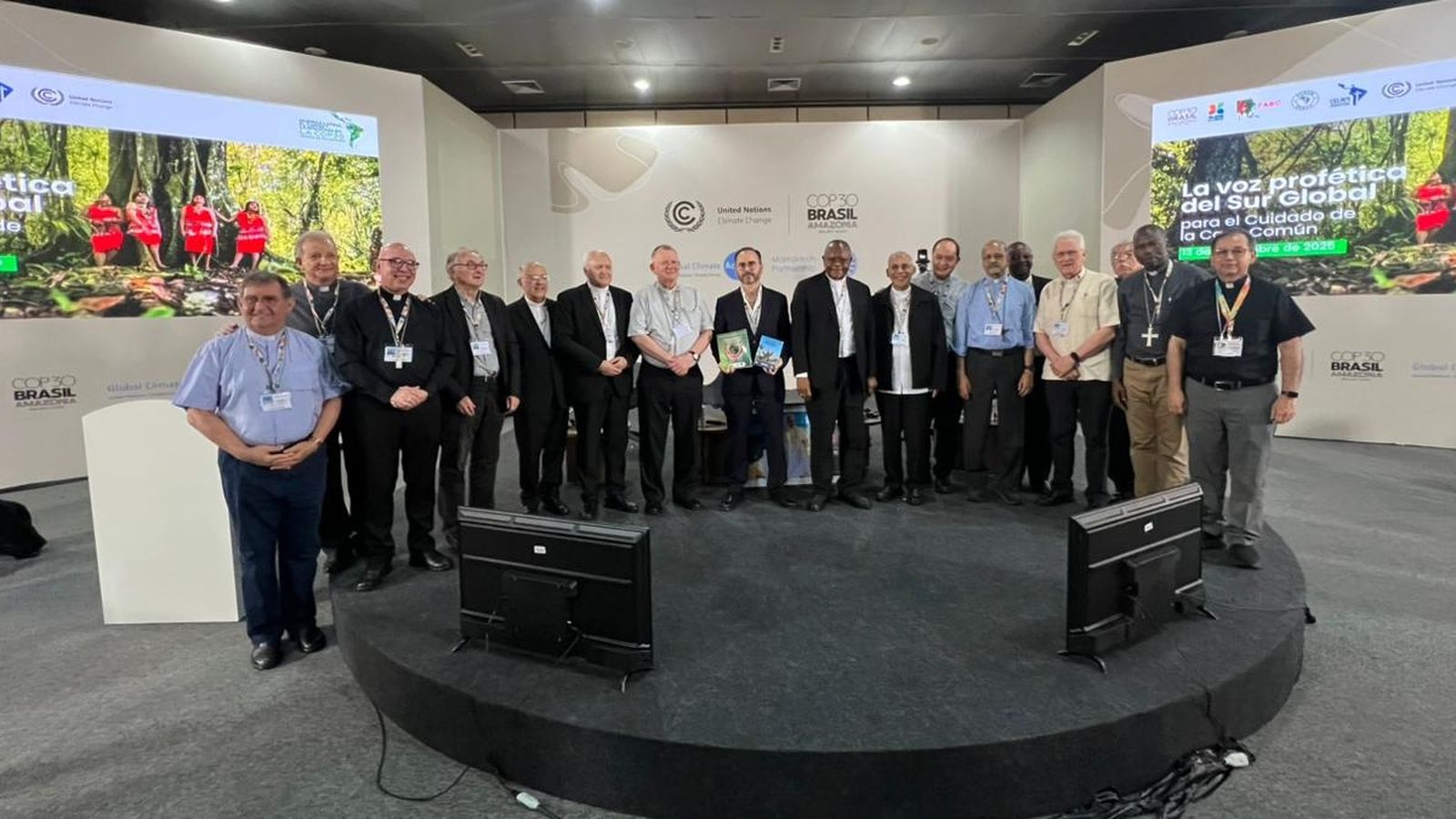 Representantes de las Iglesias del Sur Global en le COP30