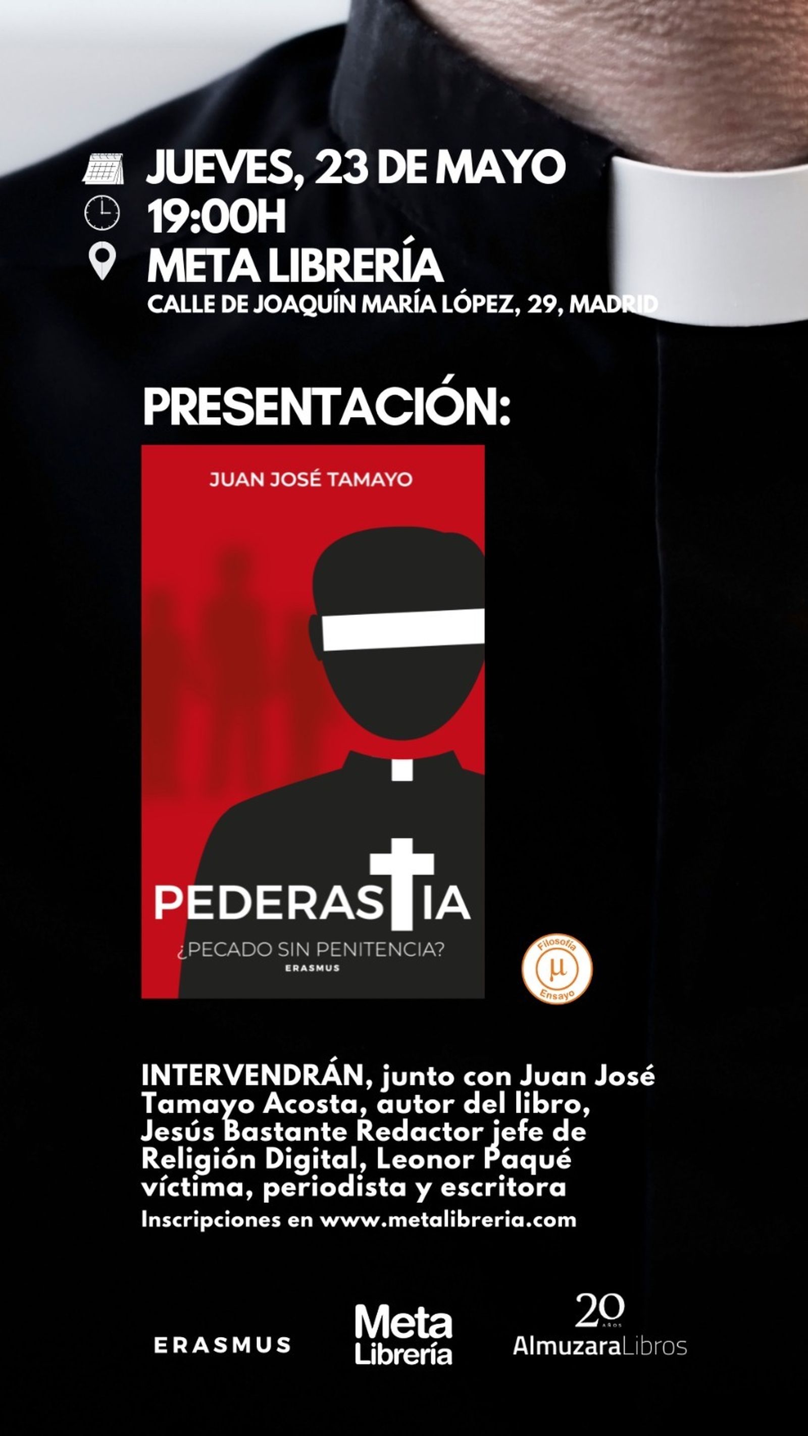 Presentación del último libro de Juanjo Tamayo